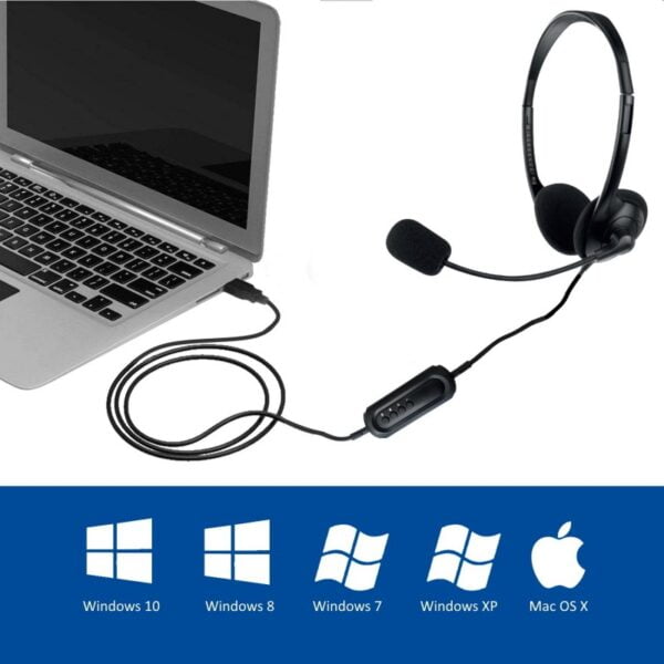 HS EWENT USB COM MIC 2.1M PRETO - Image 2