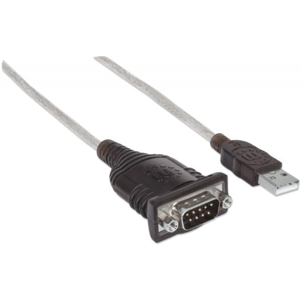 ADAPT USB-A 2.0 (M) PARA SERIE DB9/FTDI FT232RL (M) MANHATTAN