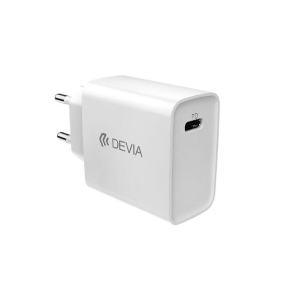 ADAPTADOR DE CORRENTE USB-C 20W + EARPHONES LIGHTNING DEVIA