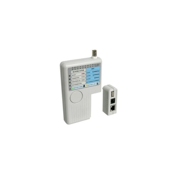 CABLE TESTER WP RACK RJ11/12/45 BNC E USB