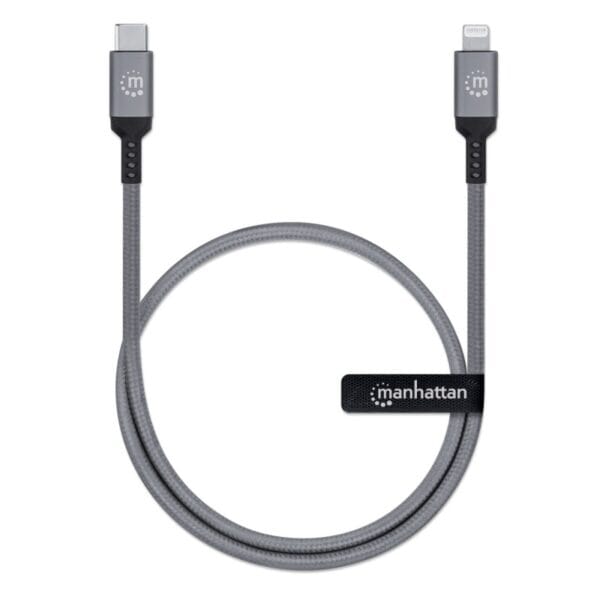 CABO ILYNK USB-C (M) 0.5MT PARA LIGHTNING (M) 18W MANHATTAN