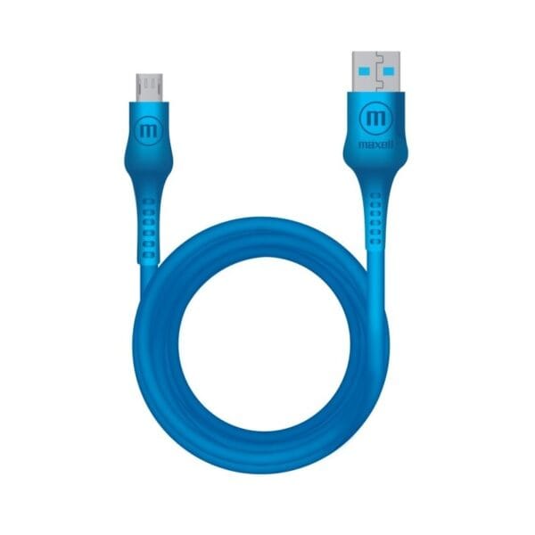 CABO MAXELL MICRO USB-USB 1.5 MT  AZUL