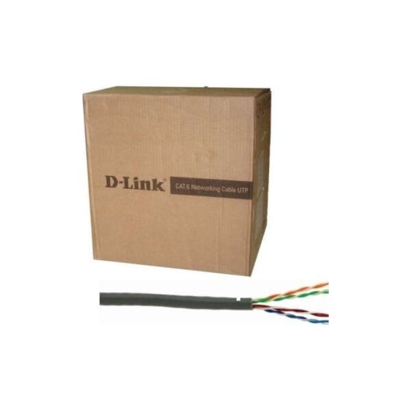 CABO REDE 305M UTP CAT6 DLINK CINZA