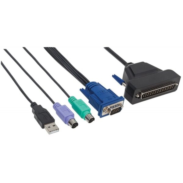 CABO VGA 1-PORT 1.8M INTEL P/ KVM C/ USB E VGA