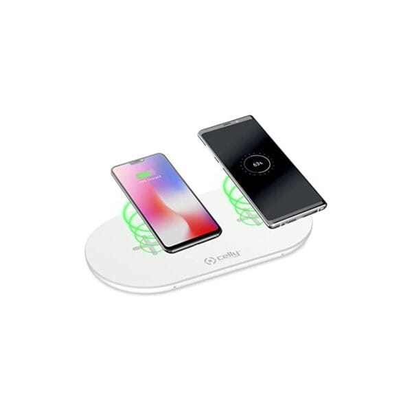 CARREGADOR DUPLO CELLY WIRELESS FAST CHARGER