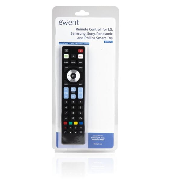 COMANDO UNIVERSAL EWENT P/TV PRETO