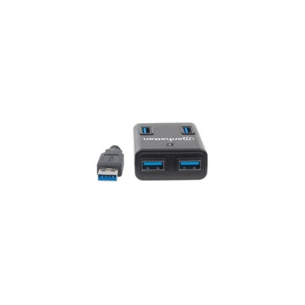 HUB USB-A (3.0) 4xUSB-A máx5 Gbps (AC 5V/3A) MANHATTAN