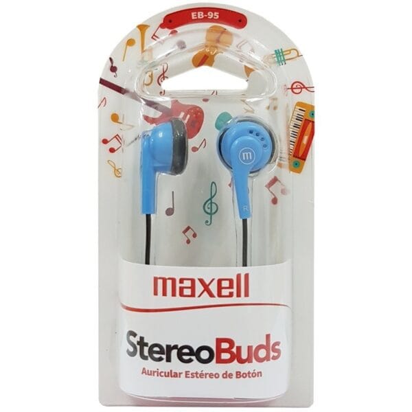 IN-EAR MAXELL EB-95 PRETO/AZUL  347841