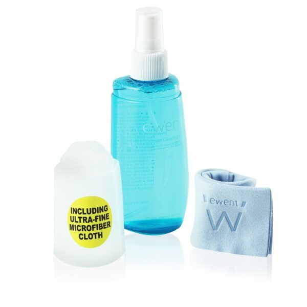 KIT DE LIMPEZA EWENT SPRAY 200ML + PANO MICROFIBRA