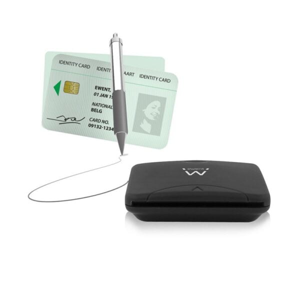 LEITOR CARTÃO CIDADÃO EWENT USB 2.0 PRETO