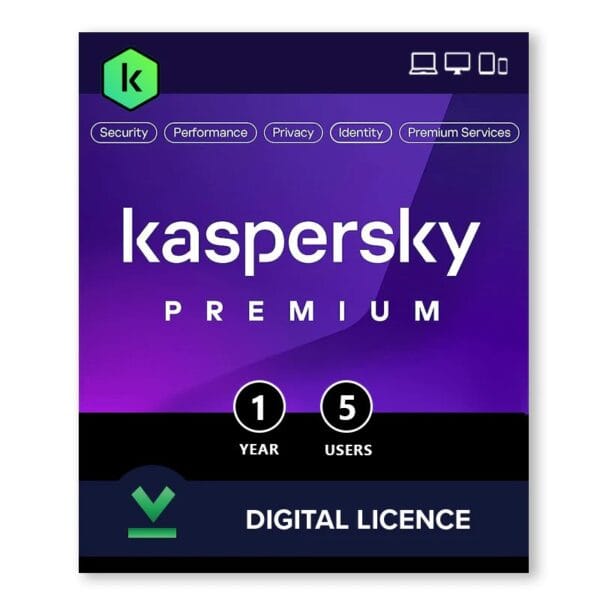 SW ANTIVIRUS KASPERSKY PREMIUM 5 PCS