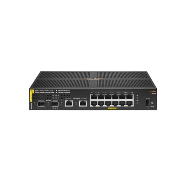 SWITCH HPE ARUBA 6000 12G POE+ CLA4 2SFP