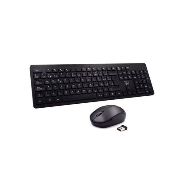 TECLADO + MOUSE EWENT WIRELESS PRETO