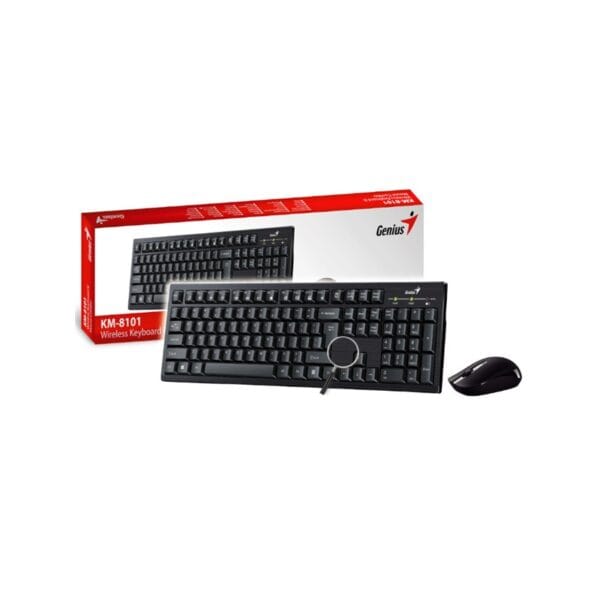 TECLADO+MOUSE GENIUS WIFI KM-8101 PRETO