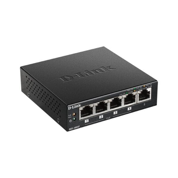 SWITCH 5 DLINK 10/100/1000 S/GESTÃO POE 60W