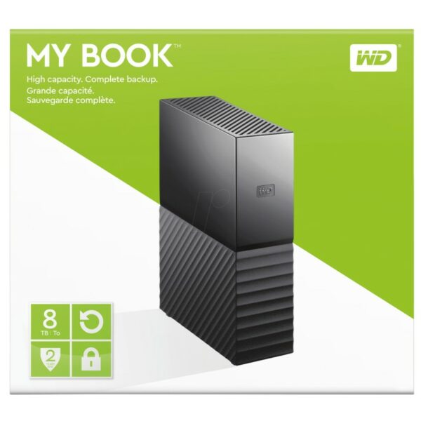 HD EXT 3.5' 8TB WD MY BOOK NAS USB 3.0 PORTATIL