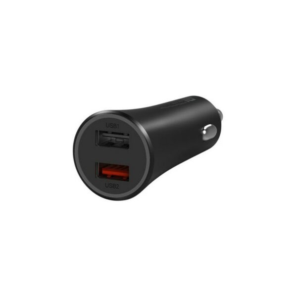 CARREGADOR XIAOMI MI AUTO ISQUEIRO 37W DUAL-PORT PRETO