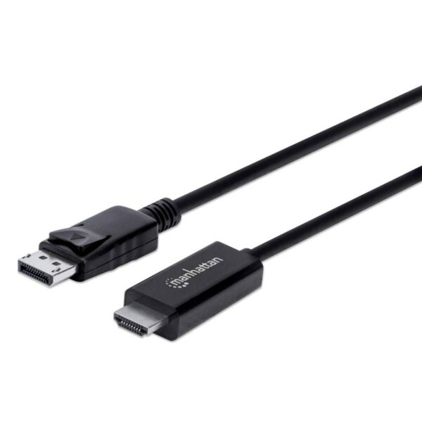 CABO DISPLAYPORT 1.8MT (M) PARA HDMI (M) 4K@60Hz PRETO MANHATTAN