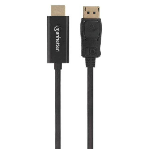 CABO DISPLAYPORT 1.8MT (M) PARA HDMI PRETO MANHATTAN