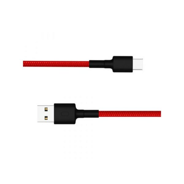 CABO XIAOMI MI BRAIDED USB TYPE-C 100CM VERMELHO