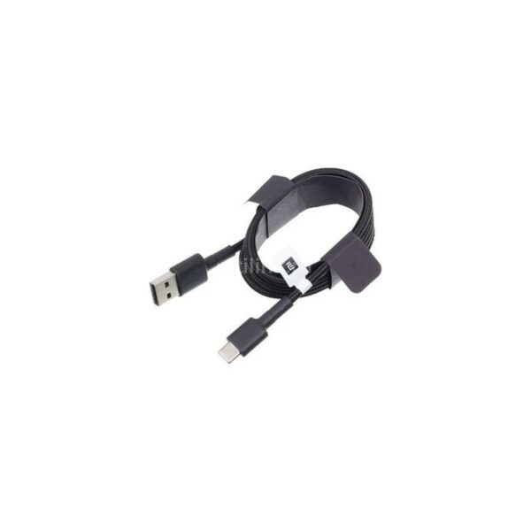 CABO XIAOMI MI USB A TO USB-C BRAIDED BLACK 1M