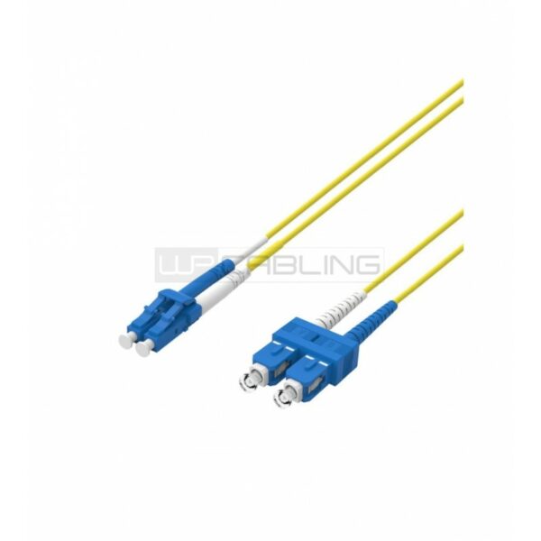 PATCH CABLE F.O. LC/SC 2M SINGLEMODE 9/125 OS2 WP RACK