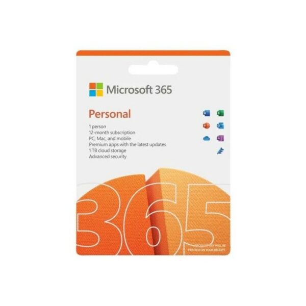 SW MS OFFICE 365 PESSOAL 1PC 1 ANO ? ESD