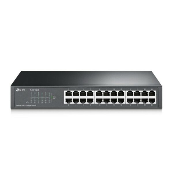 SWITCH 24 TP-LINK 1U 13' 10/100 S/GESTÃO S/GESTÃO DESKTOP