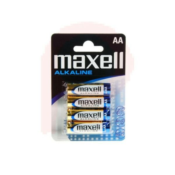 PILHA AA LR06 PK/4 MAXELL ALKALINE