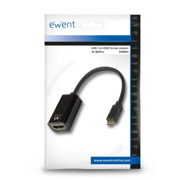 ADAPT CONVERSOR EWENT USB-C PARA HDMI F 4K/60HZ - Image 2