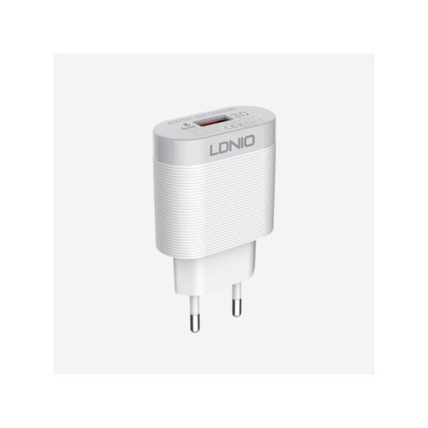 CARREGADOR LDNIO QC3.0 USB USB-C BRANCO