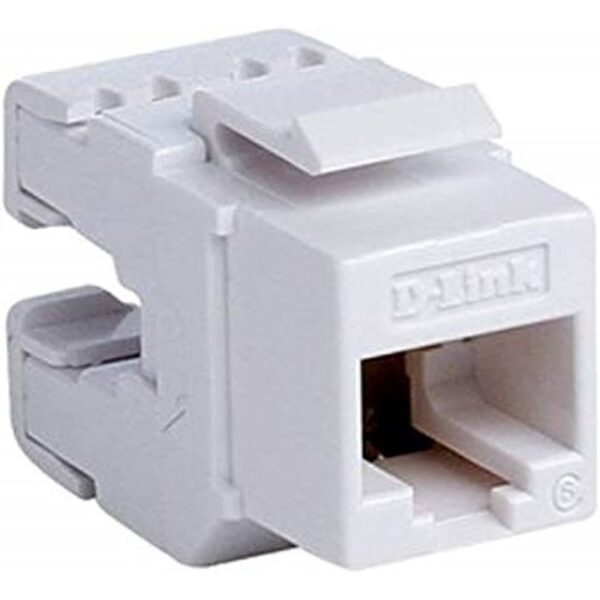 CONECTOR KEYSTONE DLINK CAT6 UTP 180º BRANCO