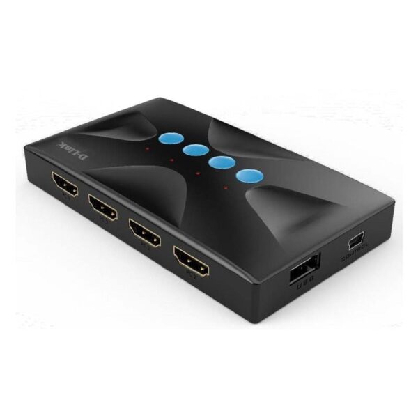 KVM SWITCH DLINK 4 IN 1 OUT HDMI 4K 30HZ