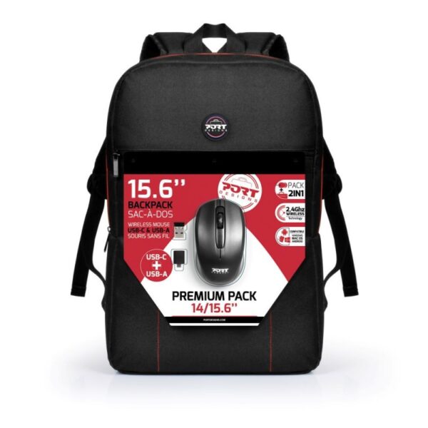 MOCHILA PORT DESIGNS PREMIUM 15.6' BACKPACK + RATO (OFERTA)