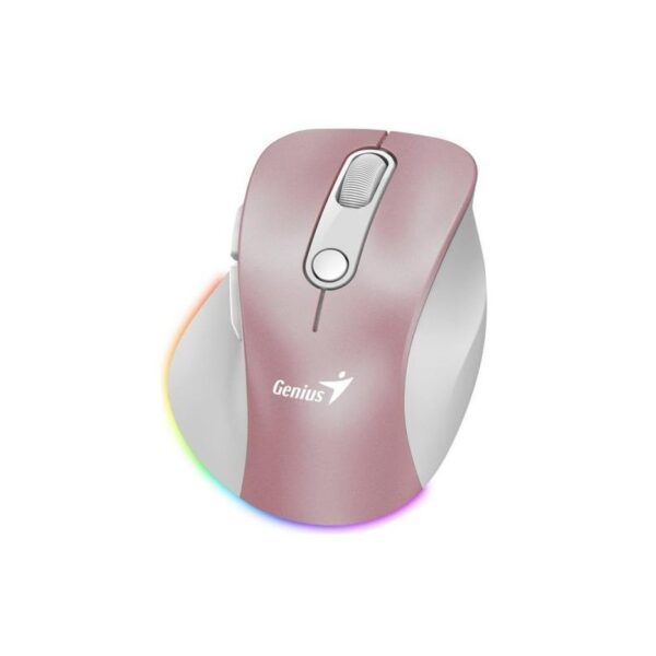 MOUSE GENIUS BT 5.0 SILENT ERGO 2.4GHZ 2400DPI ROSA