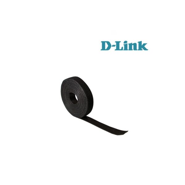 ROLO VELCRO PARA CABOS 25MMX5M DLINK PRETO