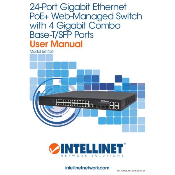 SWITCH 24 INTELL  GIGA + 4 GIGA GESTA +  PORTAS COMBO BASE-T/SFP