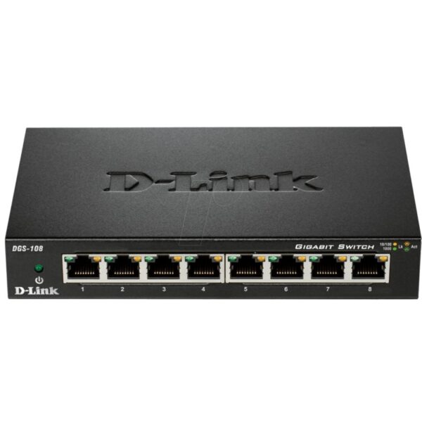 SWITCH  8 DLINK GIGA 10/100/1000 METAL