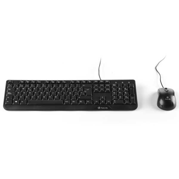 TECLADO+MOUSE NGS MULTIMEDIA WIRED DESKTOP COCOA - Image 2