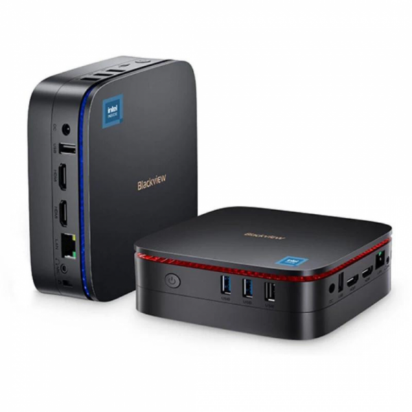 MINI PC BLACKVIEW MP60 N5095 W11 PRO 16GB+512 GB M.2 SSD WI-FI PRETO