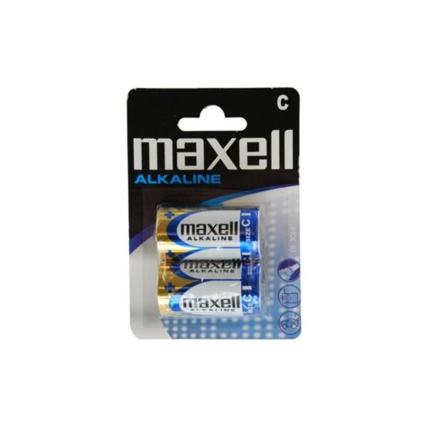 PILHA C LR14 PK/2 MAXELL ALKALINE