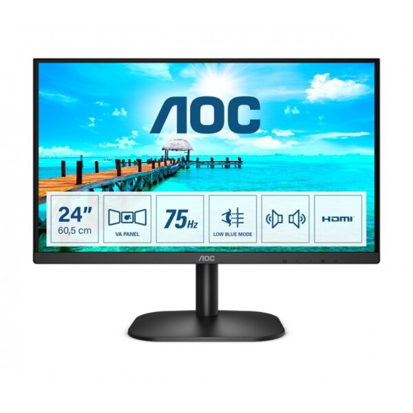 MONITOR 24' AOC 16:9 HDMI/DVI/DISPLAYPORT