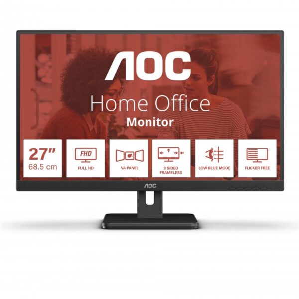 MONITOR 27' AOC FULL HD 4MS 75HZ HDMI/DISPLAYPORT